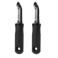 thumbnail image 2 of (3 pack) Vegetable Peelers, Black Models, Comfortable Non-Slip Handles, Hand-Crank Rotary Peeler, 2 Pieces, 2 of 7