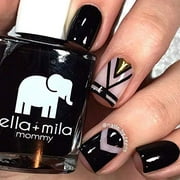 ella+mila Professional Nail Polish - Quick Dry Nail Polish - Long-Lasting & Chip-Resistant Nail Polish (Mommy Collection - Lights Out - 0.45 fl oz each)