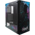 thumbnail image 1 of Gabinete Gamer OC-HAVOC 3 E-ATX 3 Fan ARGB Cristal Templado CyberPunk Urbano negro, 1 of 6