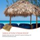 thumbnail image 5 of Simulated Straw Roof Pe Retardant Artificial Thatch Decoration Garden Patio Cover, 5 of 5