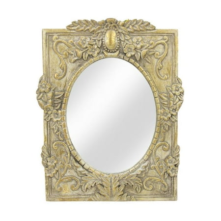 City Chic Decorative Oval Antique Style Gold Wall Mirror With Fl City Chic Decorative Oval Antique Style Gold Wall Mirror With Fl Accented Rectangular Frame 11 Com