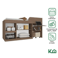 thumbnail image 2 of Cama Individual Escritorio Cajones Litera Base KingsHouse cafe Individual, 2 of 7