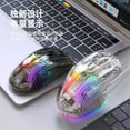 thumbnail image 3 of ATTACK SHARK X2PRO RGB Transparent Wireless Mouse with Magnetic Charging Dock Tri-mode Bluetooth 2.4G/USB/Connection Mouse, 3 of 7
