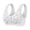 Light Blue, variant on Women's Large-size Bras Front-buttoned Wireless Adjustable Straps Bras Printed Comfortable Everyday Bras,36B-48C