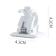 thumbnail image 5 of Paquete de 4 soportes para barra de cortina sin taladro, ganchos de pared adhesivos blancos autoadhesivos para soporte de barra de cortina ajustable sin clavos, soportes de pared para barra de toalla, barra de cortina brillar Electrónica, 5 of 5