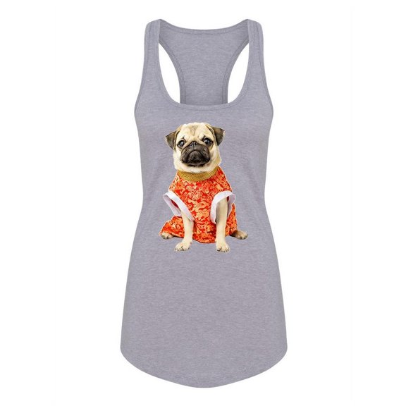 Pug Dog Chinese New Year Tank Women -Image by Shutterstock, Female Medium