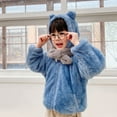 thumbnail image 4 of jsaierl Baby Boys Girls Bear Ears Shape Fleece Long Sleeve Jacket Sweatshirt Outwear, 4 of 8