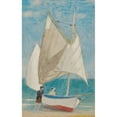 thumbnail image 3 of Joseph Edward Southall 11x14 Black Modern Framed Museum Art Print Titled - A Fishing Boat (1908), 3 of 5