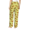 thumbnail image 2 of Bixox Women's Floral Squirrel Patterned Pajama Pants Loungewear, 2 of 5