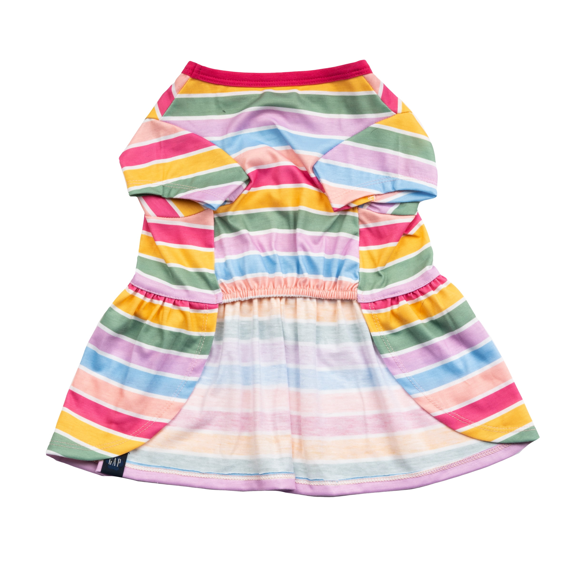 Gap Pet, Dog Clothes, Gap Striped T-Shirt, Dog and Cat Dress, Multi-Color, S