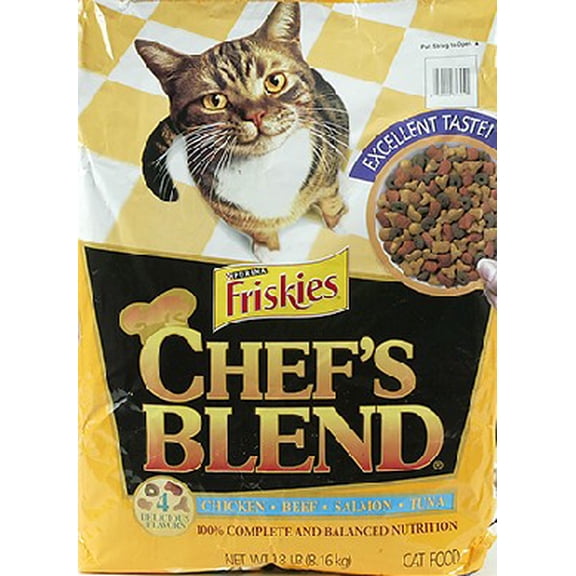 Friskies Signature Blend Dry Cat Food, 18 Lbs.