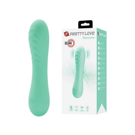 Pretty Love Alexis Rose Curved G-Spot Vibrator, Aqua