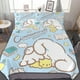 thumbnail image 1 of Juego de ropa de cama de dibujos animados para niños, edredón, funda de almohada, edredón de Anime, Kawaii, Cinnamoroll, Sanrio, 1 of 4