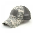thumbnail image 1 of Camouflage Constructed Trucker Special Tactical Operator ForcesPatch Baseball Cap, 1 of 4