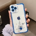 thumbnail image 3 of Compatible with iPhone 14 Pro Max Astronaut Case Women Girls Cute Clear Case Camera Lens Full Protection Soft Silicone Shockproof Case for iPhone 14 Pro Max 5g 6.7 inch (Blue a), 3 of 12