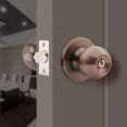 thumbnail image 5 of Perilla de puerta de bola para exteriores con perilla de puerta de cerradura con llave para privacidad perilla de bola para entrada de baño dormitorio bola estándar bronce aceitado esquí esquí Gafas de esquí, 5 of 5