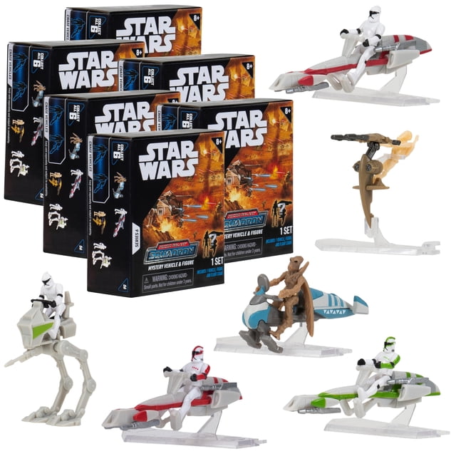 Toy Jazwares Star Wars Micro Galaxy Squadron Series 6 (paquete de 6)