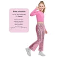 thumbnail image 5 of LOLANTA Girls Sequin Flare Pants Sparkle Bell Bottoms Kids Elastic Waist Glitter Disco Dance Trousers, 5 of 8
