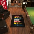 thumbnail image 2 of Ottomanson Coca-Cola Bottles Non-Slip Rubberback 3x5 Machine Washable Area Rug, 3'3" x 5', Multi/Black, 2 of 7