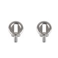 thumbnail image 1 of QualitChoice 2 Pieces Swing Eye Nut Fixing Screw Small Fixed Part Stainless Steel Hanging Bolts Accessories Hardware Fitting, 1 of 6