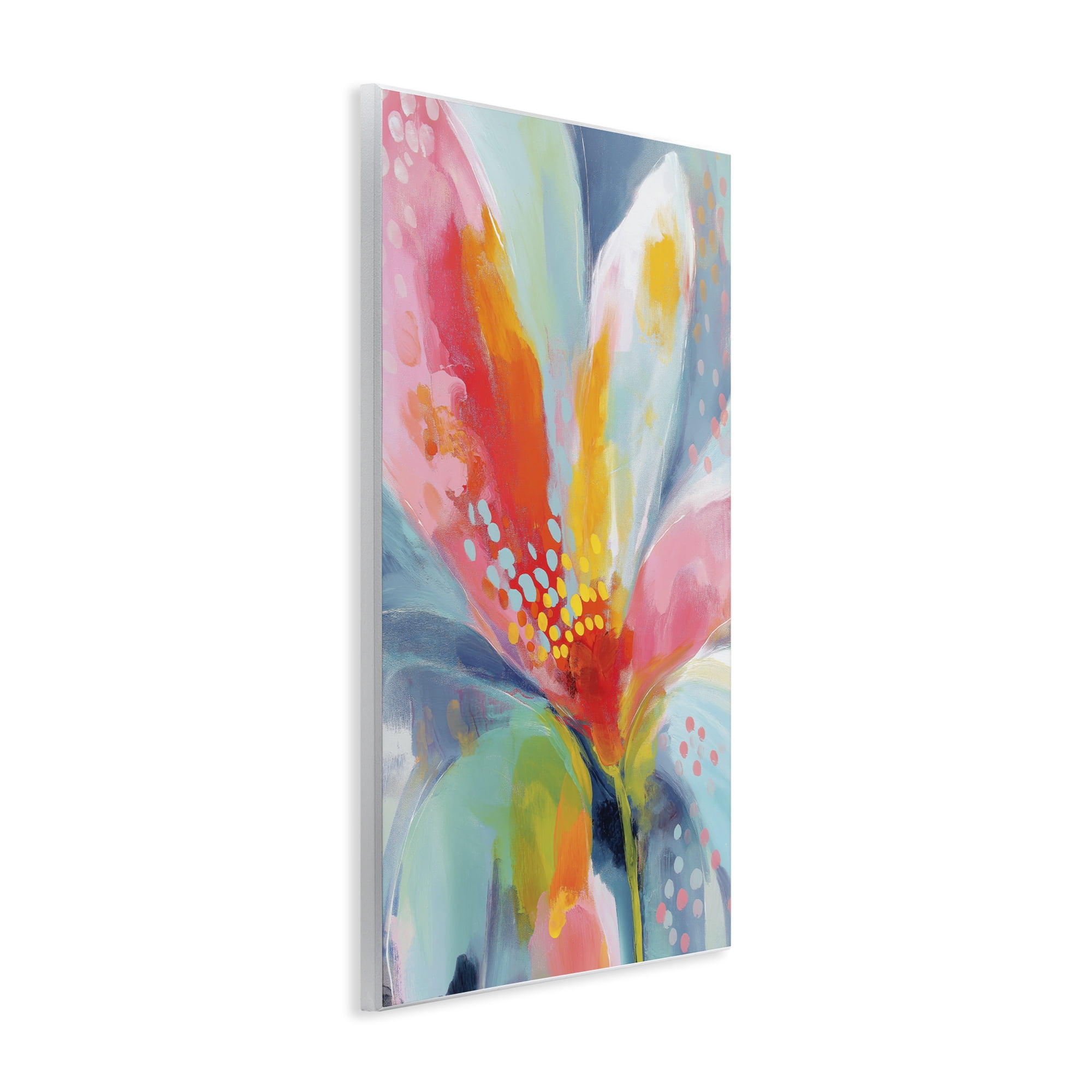 Stupell Industries Dotted Bloom Expression Wall Plaque Art, design by Chromatic Storm Studio