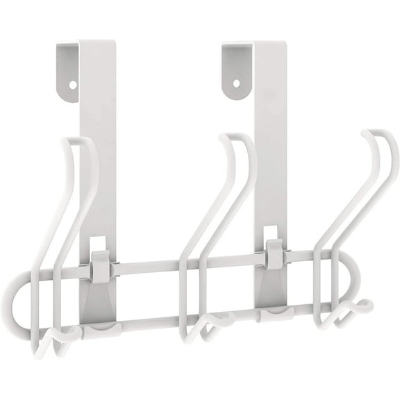 Franklin Brass OTDW03F-W White Triple Over the Door Hook