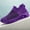 Deep Purple, variant on 1 Pair Unisex Breathable Slip-On Sneakers, Lightweight EVA Sole, Comfortable Fabric Upper and Lining, Casual Sports Running Shoes for All Seasons