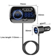 thumbnail image 4 of Transmisor FM inalámbrico para coche Bluetooth 5.0 QC3, 4 of 6