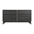 thumbnail image 2 of Merrick Lane 60" Mid-Century Modern TV Stand Made with Durable Engineered Wood in Black Wash Accommodates 55"- 64" TV's, 2 of 10