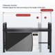 thumbnail image 3 of Soporte Para Microondas, Estante Multifuncional Extensible Para Horno Microondas De Altura Ajustable, Fácil Montaje Para Cocina, 3 of 7