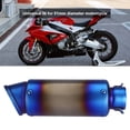 thumbnail image 4 of Tubo de escape trasero universal oblicuo de 51 mm para motocicleta (#2), 4 of 12