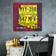 thumbnail image 5 of Epic Graffiti 'Arizona License Plate' by Design Turnpike, Giclee Canvas Wall Art, 26"x26", 5 of 6