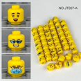 thumbnail image 3 of Mini figuras creativas con caras de cabeza, bloques de construcción de expresión Facial, lindos regalos para niños, 56 piezas por lote, 3 of 4