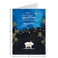 thumbnail image 4 of Current Oh Little Town Christmas Greeting Cards Set - Set of 18 Large 5 x 7-Inch Folded Cards, Themed Religious Holiday Card Value Pack, Envelopes Included, 4 of 6