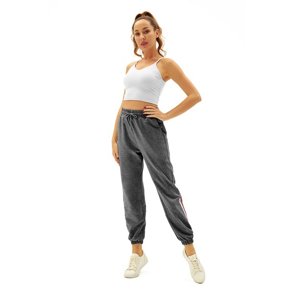 Yidarton Women's High Waisted Sweatpants Workout Active Joggers Pants Baggy Lounge Bottoms