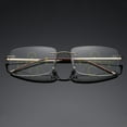 thumbnail image 1 of Gafas de presbicia de doble uso sin marco para hombre, antifatiga, con zoom automático, progresivas, multienfoque, antiluz azul, para presbicia, 1 of 4