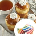 thumbnail image 5 of 400 Uds pastel de chocolate arroz glutinoso papel para pastel con nieve Mei Niang herramientas de papel para hornear, 5 of 5