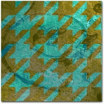 Trademark Fine Art "Houndstooth V" Canvas Art by Color Bakery
