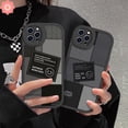 thumbnail image 2 of Para Samsung A14 A50 A13 A04 A72 A22 A50s A73 A21s A33 A04s A30s A12 A53 A03s A52 A20 A02s A32 A03 A23 A11 A10s A52s A31 A20s A71 A51 Etiqueta Negra Costura Sonriente Pareja Funda Blanda Gao Jiahui unisex, 2 of 2