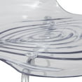 thumbnail image 5 of Home Furniture Astor Water Ripple Design Dining Chair Set of 4 - Clear, 5 of 7