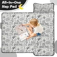 thumbnail image 4 of Basketball Doodle Pattern Toddler Nap Mats for Kids Preschool,Sleeping Mat Bag or Kids,Toddler Sleeping Bag,Toddler Nap Mat or Daycare, 4 of 6