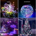 thumbnail image 5 of Curtain Lights Indoor 300LED 9.8ftx9.8ft, Outdoor Waterproof Curtain String Lights with Hook Remote Timer 8 Modes, USB Powered Waterfall Window Lights for Wall Backdrop Home Decorations, 5 of 7