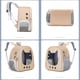 thumbnail image 3 of Cat Carrier Bag PU Portable Travel Outdoor Backpack for Cat Small Dogs Transparent Breathable Carrying Shoulder Bag Pet Supplies ShopWise Round, 3 of 8