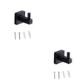thumbnail image 3 of Yuarrent Gancho de baño Colgador de acero inoxidable Adhesivo Colgando Ganchos montados en la pared Decoración Toallas Estante Suministros Albornoz Type1 NO1 Yuarrent CBP183032, 3 of 6
