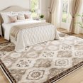 thumbnail image 6 of EnHomee 8x10 Area Rugs for Living Room Bedroom Vintage Indoor Carpet Rugs Machine Washable Area Rug,Khaki, 6 of 10