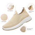thumbnail image 7 of CHICVOMEY Women's Slip On Shoes - Lightweight & Breathable Mesh Walking Sneakers Arch Support & Memory Foam Cushion Comfort Non-Slip Walking Shoes for Work Casual, 7 of 7