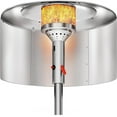 thumbnail image 4 of Patio Heater Reflector Shield - Adjustable Heat Focus Reflector For Round Natural Gas & Propane Heaters, Includes Mounting Hardware - Ideal For Outdoor Patio, Garden, Backyard, 4 of 5