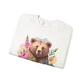 thumbnail image 3 of Unisex Floral Bear Sweatshirt, Animals Sweatshirt, Floral Sweatshirt, Art Design Sweatshirt, 3 of 72