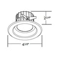 thumbnail image 4 of NICOR D-Series 3 in. White Dimmable LED Recessed Downlight 4000K, 4 of 9