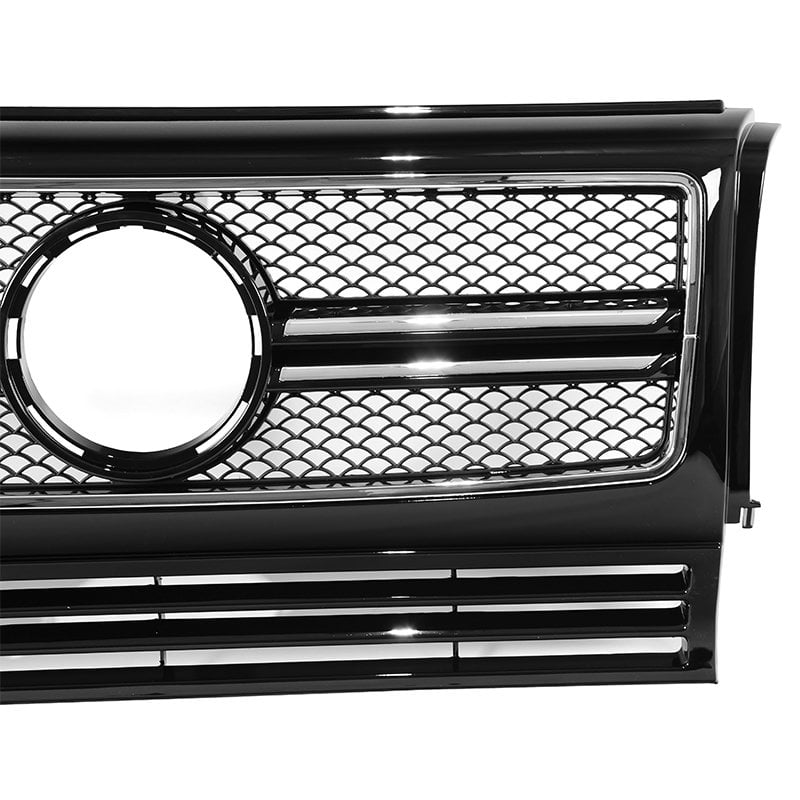 02-17 Benz G Class W463 Black Chrome Front Grille Hood Radiator Grill G63 G65